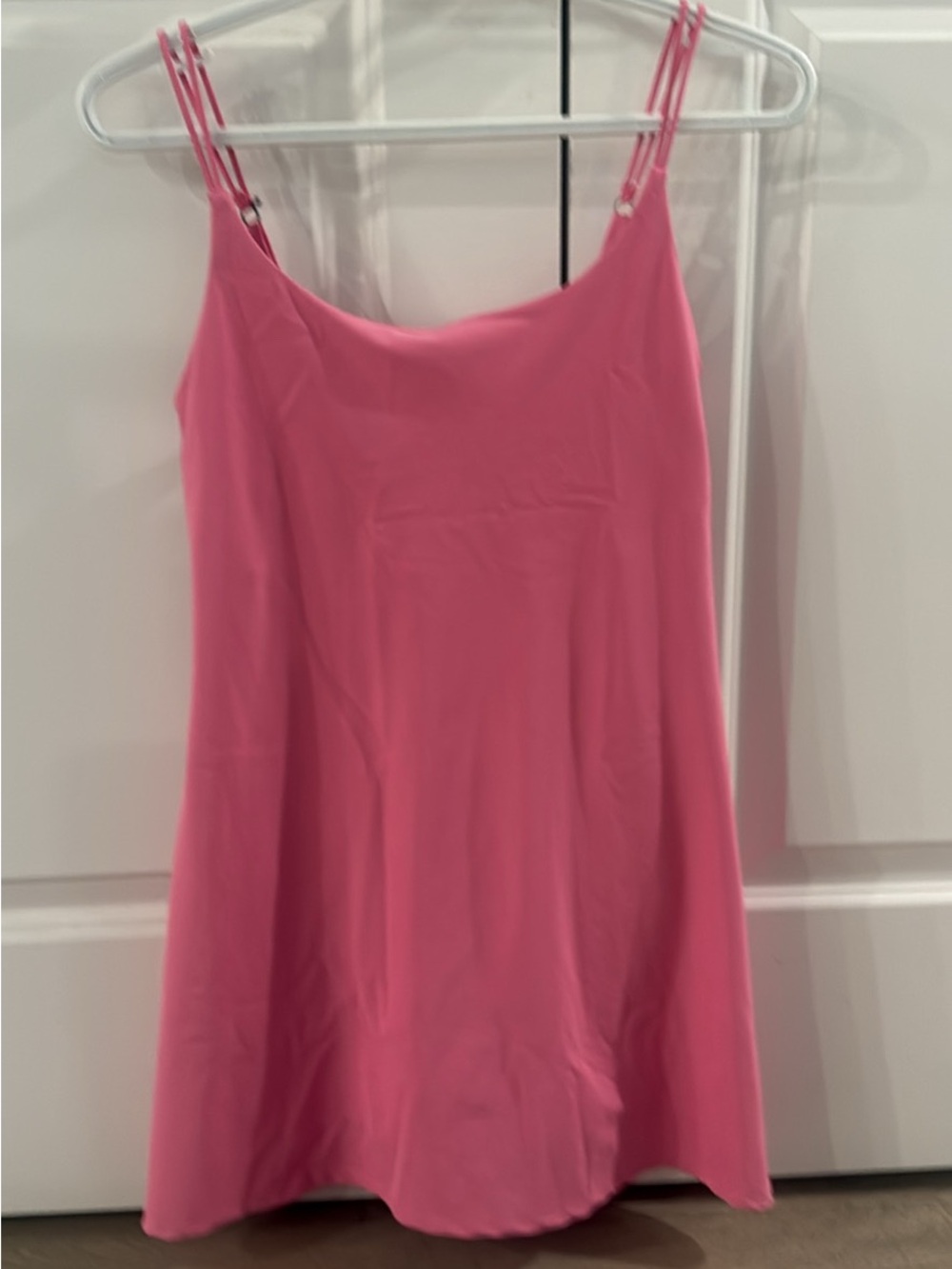 ABERCROMBIE & FITCH Traveler Pink Scoop Neck Mini Tank Romper Dress